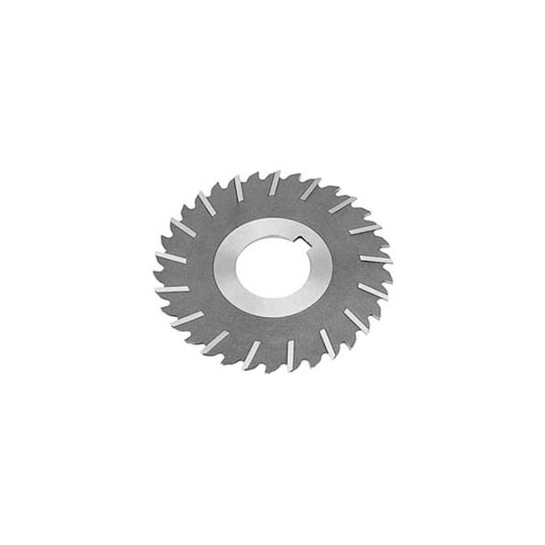 Toolmex HSS Import Metal Slitting Saw Staggered, Side Chip Clear, 4" DIA x 9/64" Face x 1" Hole, 5-749-310 - main